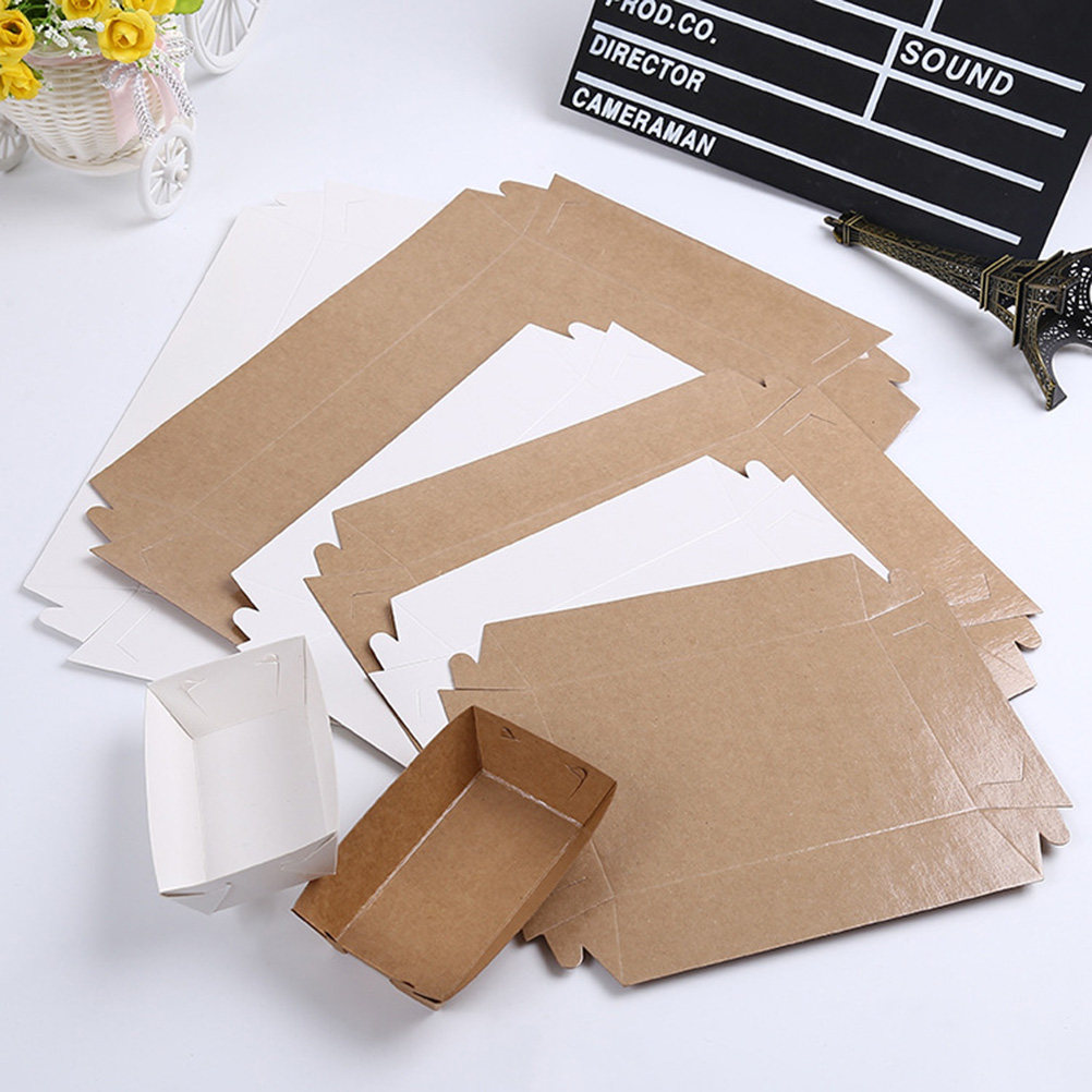 Kraft Paper Box - 30 قطعة من صناديق التعبئة على