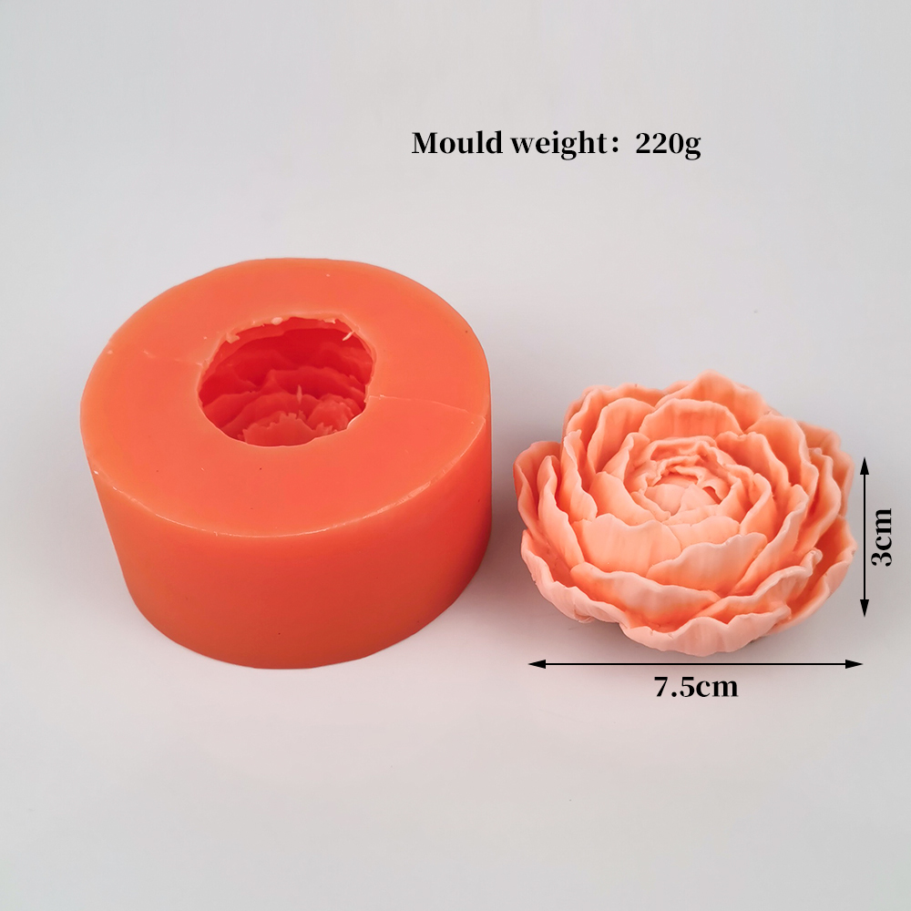 Candle Supplies Eu - الفاوانيا زهرة قالب شمع دليل DIY
