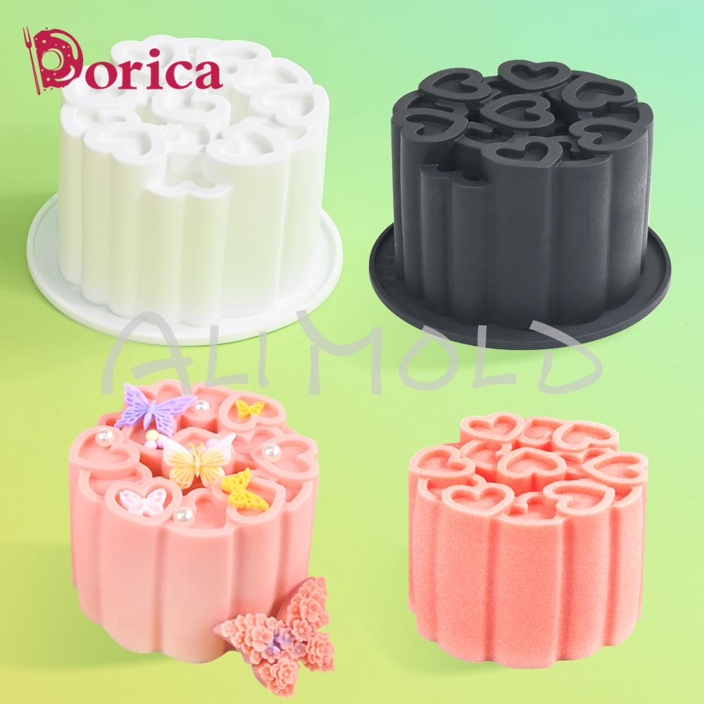 Candle Supplies Eu - شكل قلب بينتو قالب الكعكة بودنغ