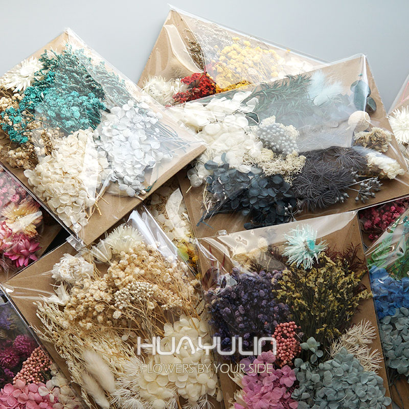 Candle Supplies Kit - 1 حزمة النباتات الاصطناعية المجففة الزهور
