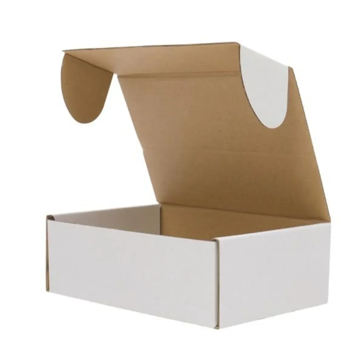 Kraft Paper Box - 50 قطعة علب الهدايا الورقية المموجة