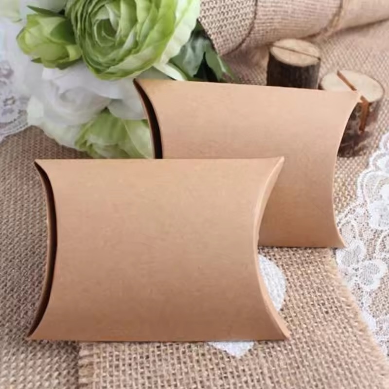 50/100 قطعة صندوق ورقي متعدد ا - مراجعة Kraft Paper Box وسعره