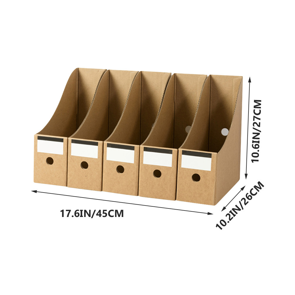 10 قطع من صناديق تخزين الملفات - مراجعة Kraft Paper Box وسعره