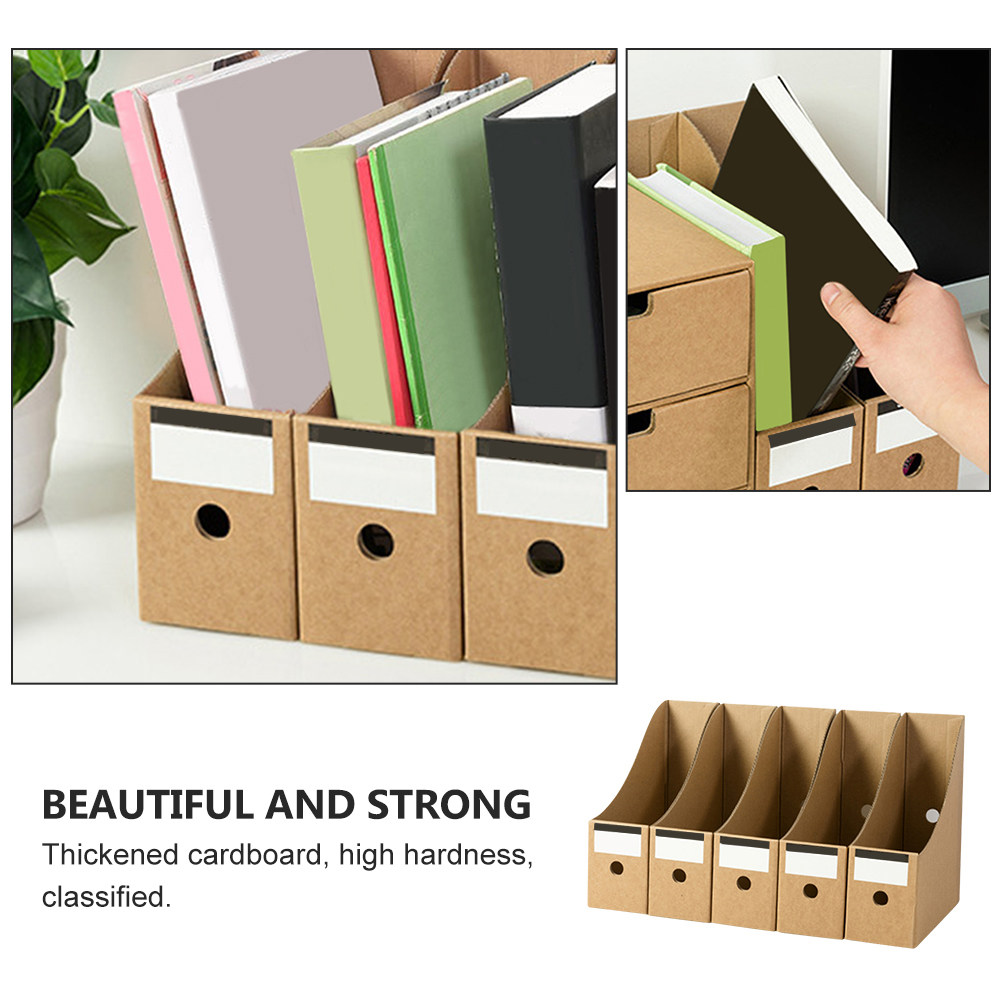 10 قطع من صناديق تخزين الملفات - مراجعة Kraft Paper Box وسعره