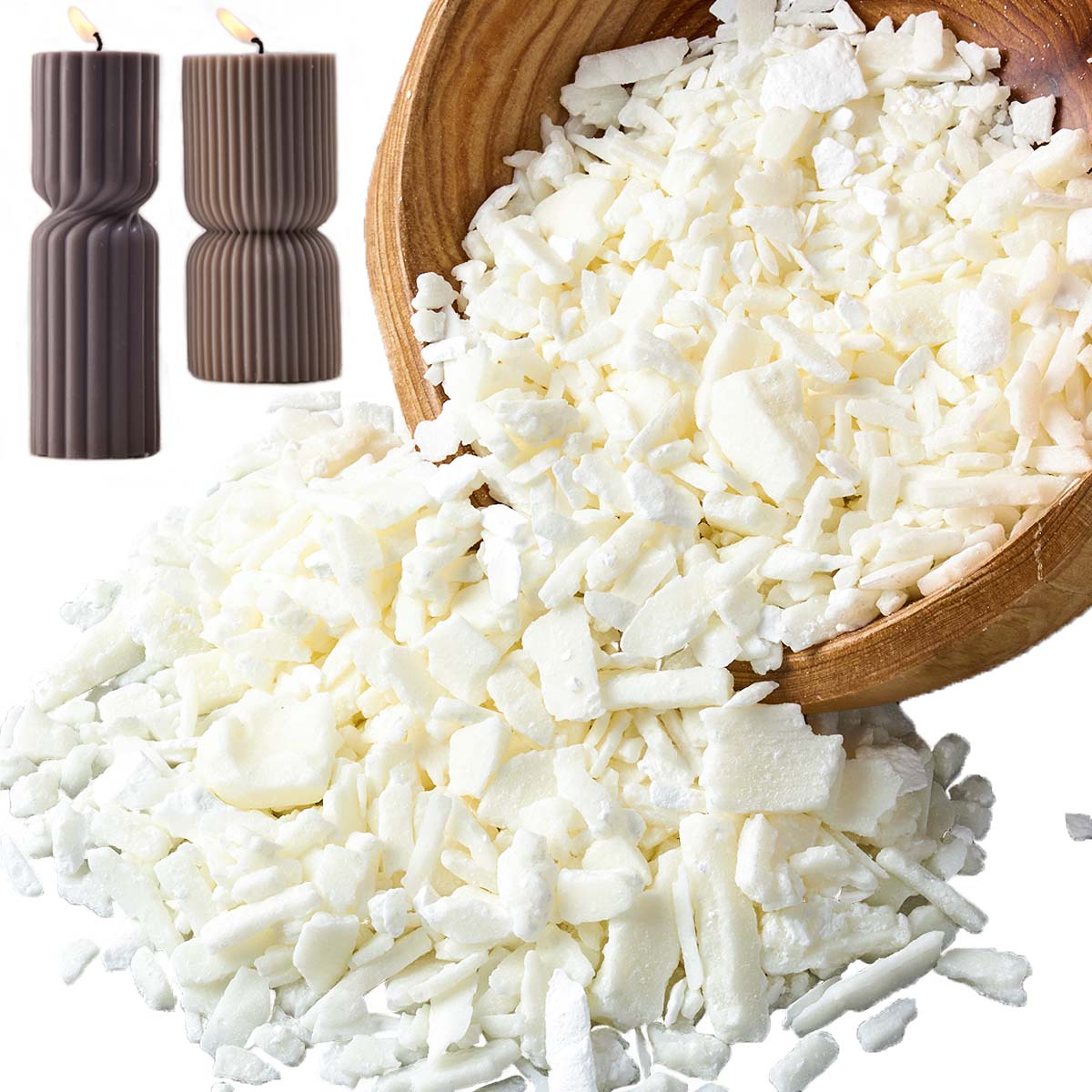 1 جنيه شمع الصويا الأبيض النقي - مراجعة Candle Supplies Kit وسعره