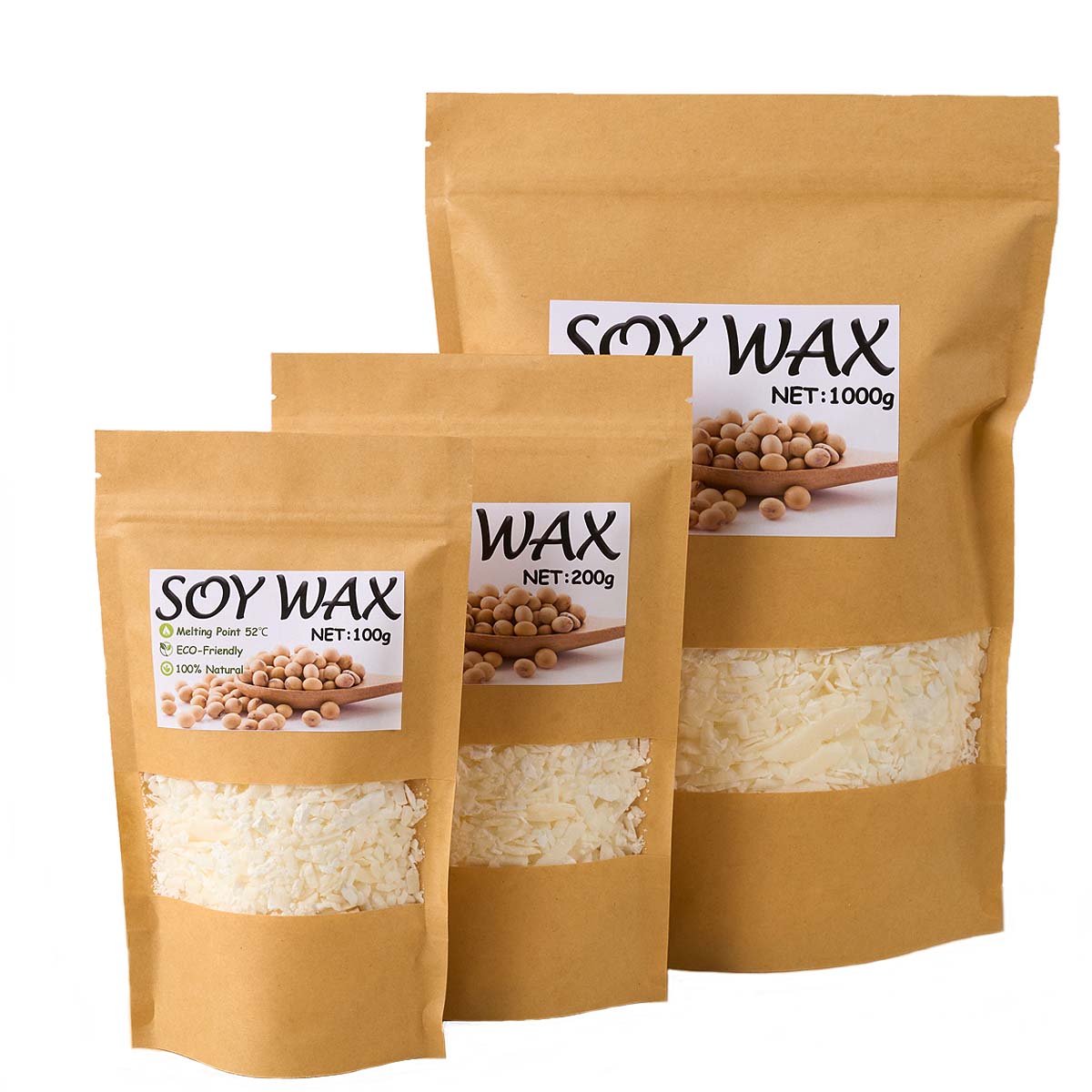 1 جنيه شمع الصويا الأبيض النقي - مراجعة Candle Supplies Kit وسعره
