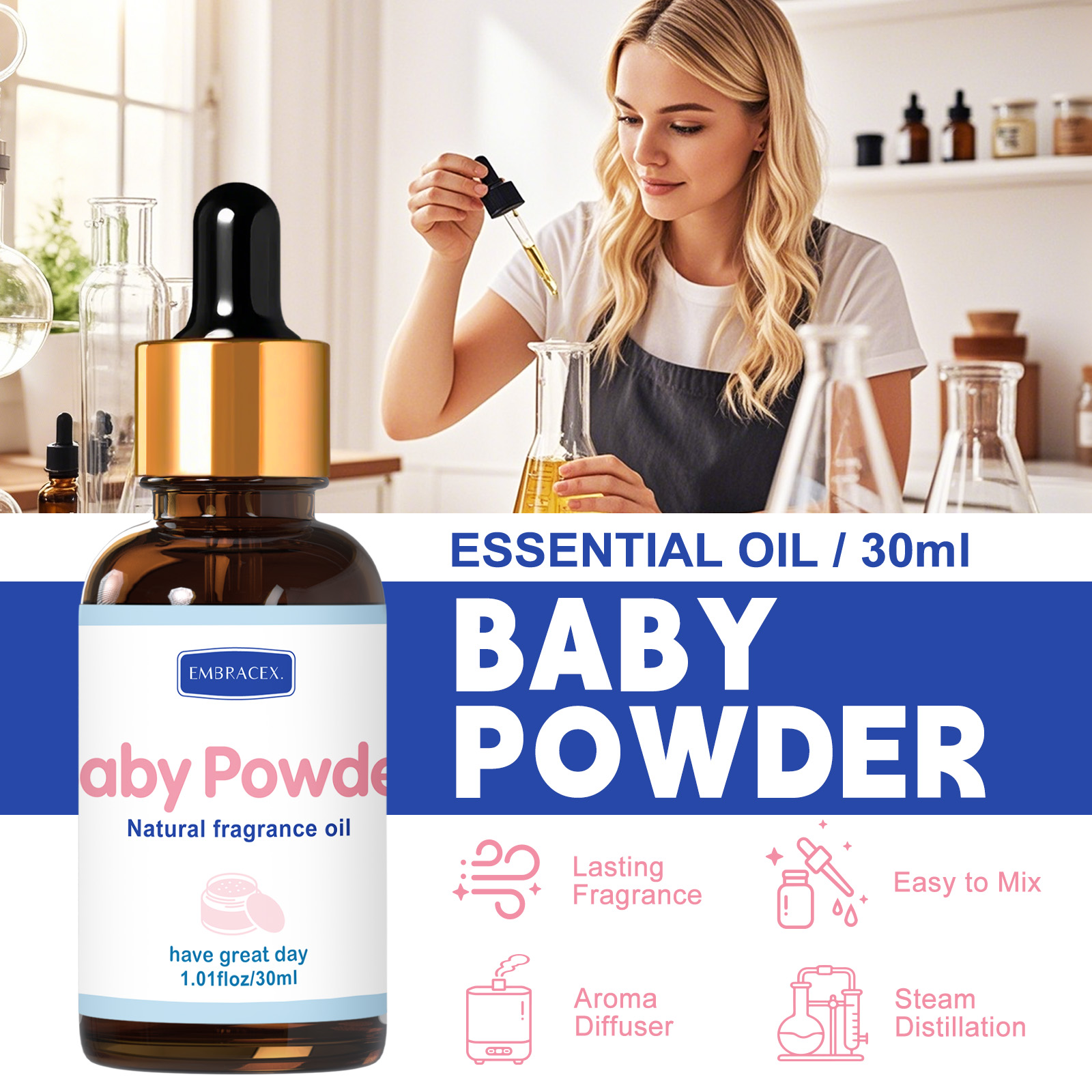 زيت عطري بودرة الأطفال 30 مل ل - مراجعة Candle Making Supplies Fragrance Oils وسعره