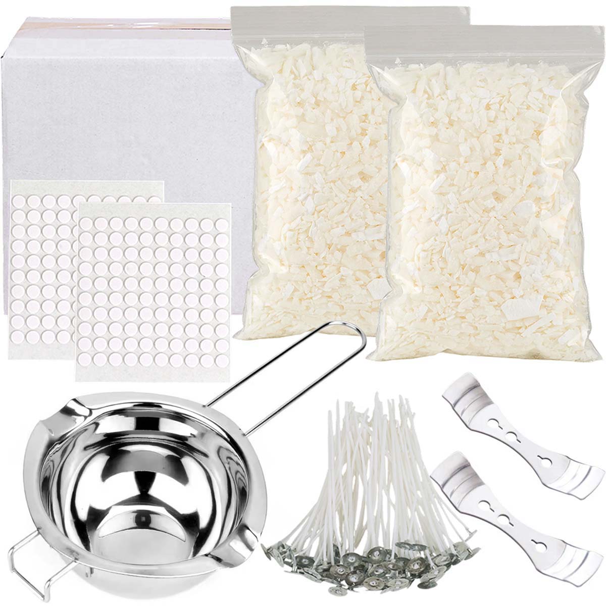 مجموعة أدوات صناعة الشموع اليد - مراجعة Candle Supplies Kit وسعره