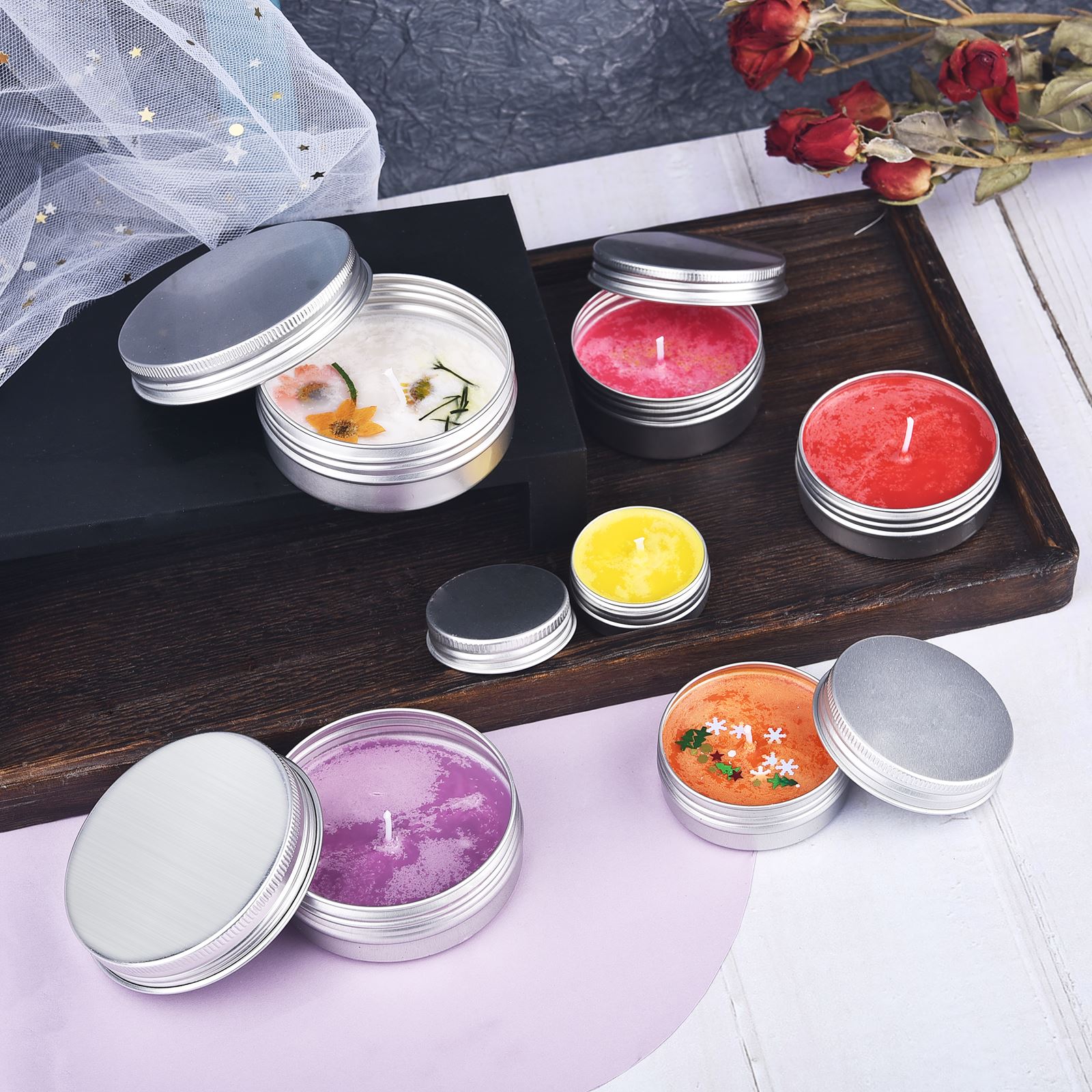 2g صبغ الألوان من الشمع شمعة ا - مراجعة Candle Supplies Kit وسعره
