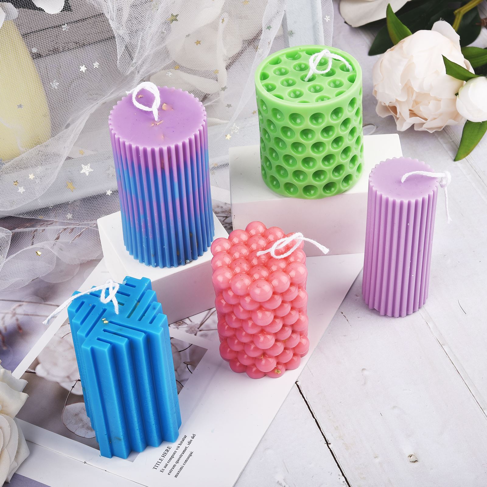 2g صبغ الألوان من الشمع شمعة ا - مراجعة Candle Supplies Kit وسعره