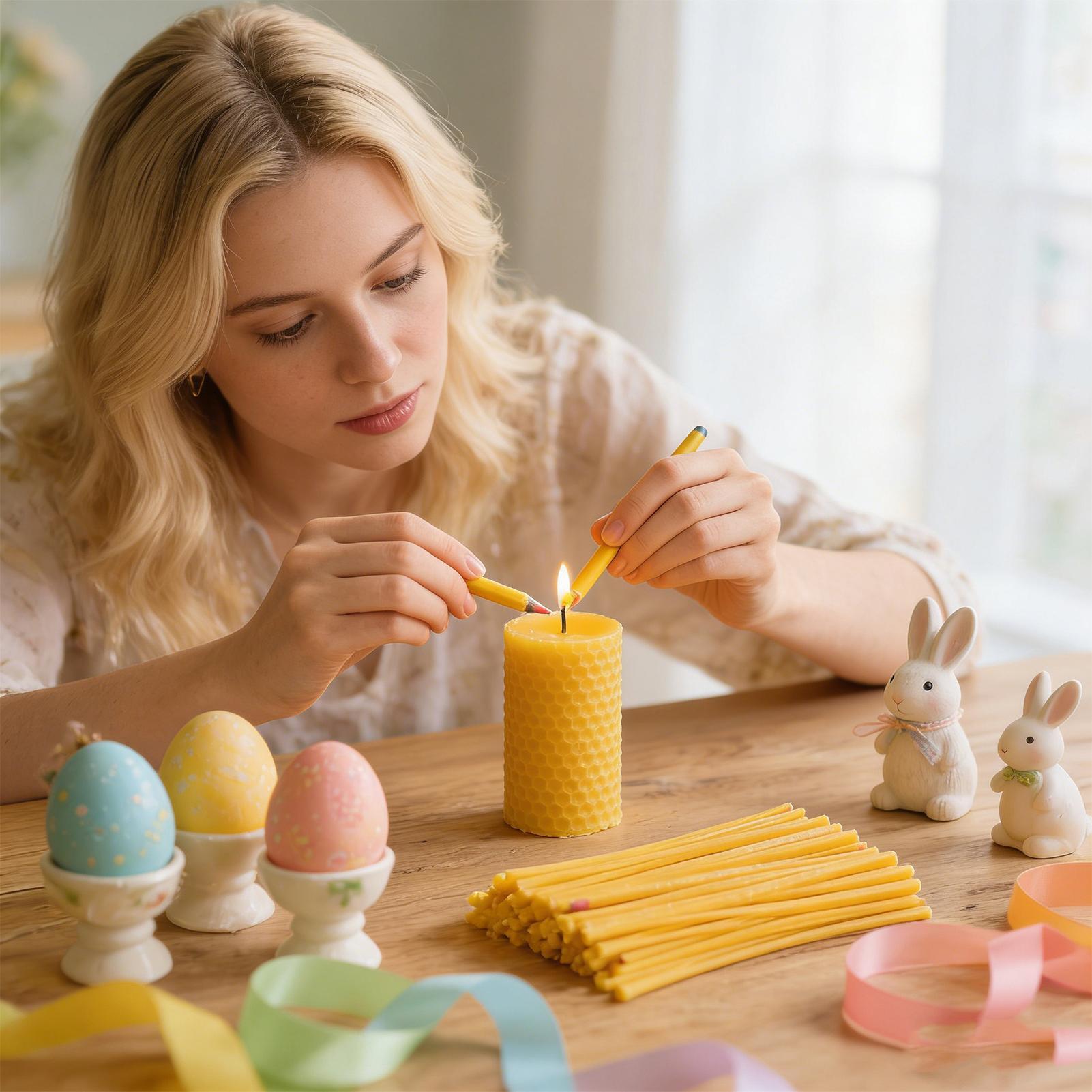 أعواد شمع العسل لتزيين البيض 1 - مراجعة Candle Supplies Kit وسعره