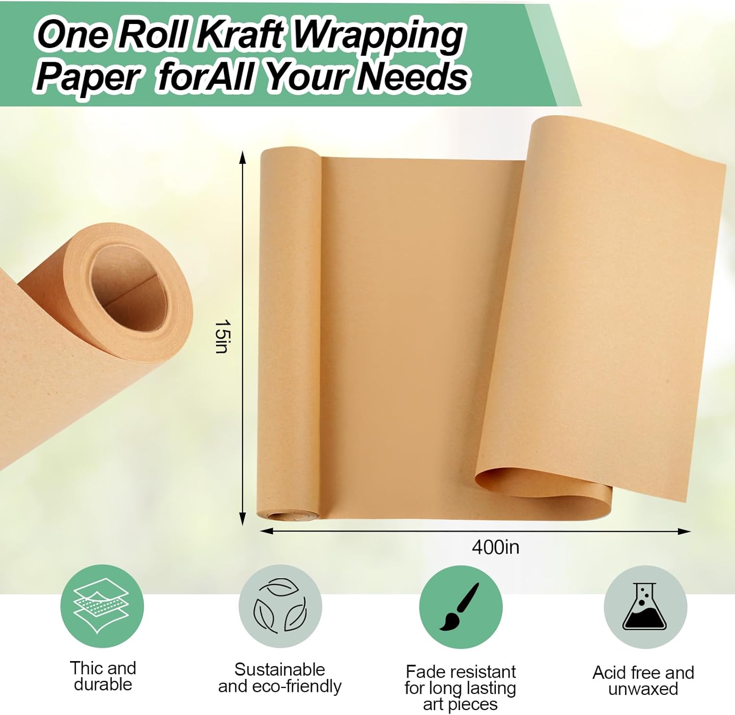لفة ورق تغليف صديقة للبيئة من  - مراجعة Kraft Paper Box وسعره